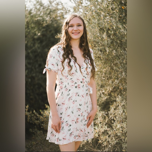 Medium Floral Wrap Dress from Lulu’s - Picture 2 of 2